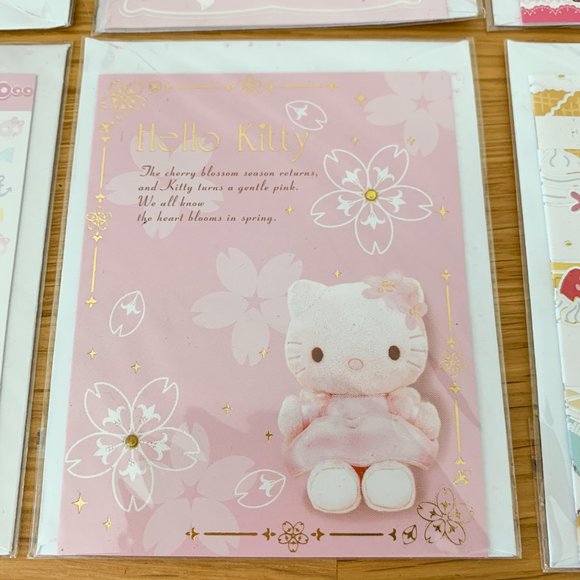 Hello Kitty Office Hello Kitty Greeting Cards Set Of 6 Poshmark